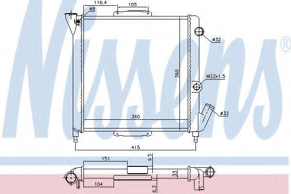 Радіатор, охолодження двигуна