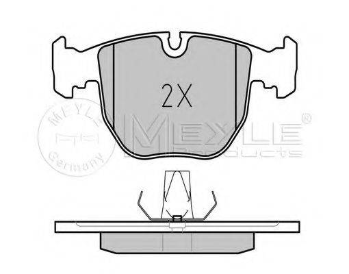 Комплект гальмівних колодок, дискове гальмо