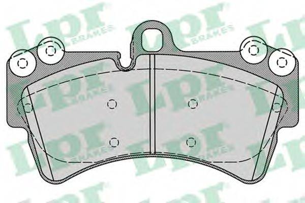 Комплект гальмівних колодок, дискове гальмо