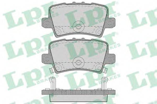Комплект гальмівних колодок, дискове гальмо