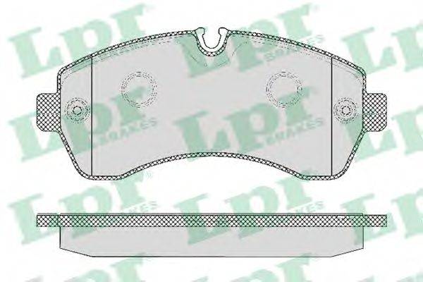 Комплект гальмівних колодок, дискове гальмо