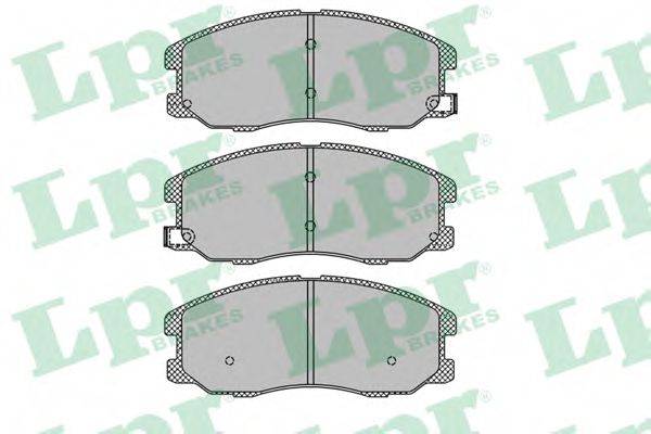 Комплект гальмівних колодок, дискове гальмо