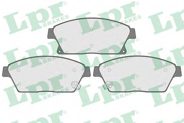 Комплект гальмівних колодок, дискове гальмо