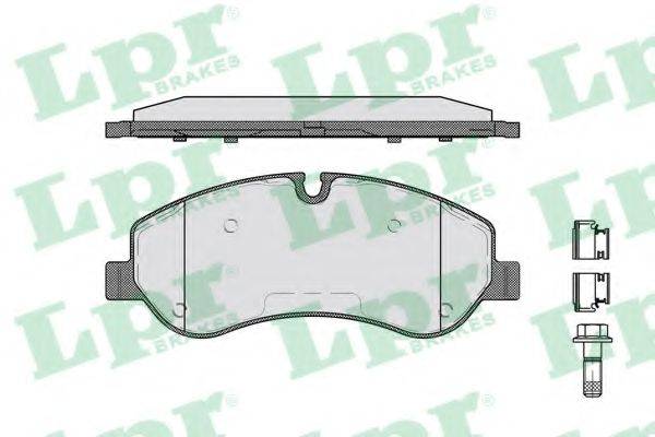 Комплект гальмівних колодок, дискове гальмо