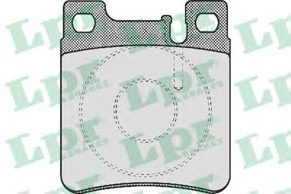 Комплект гальмівних колодок, дискове гальмо