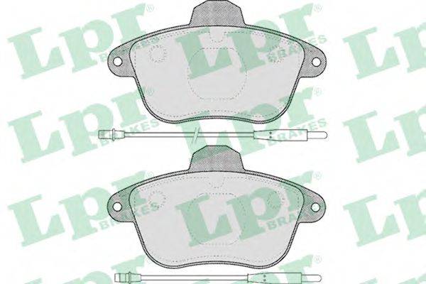 Комплект гальмівних колодок, дискове гальмо