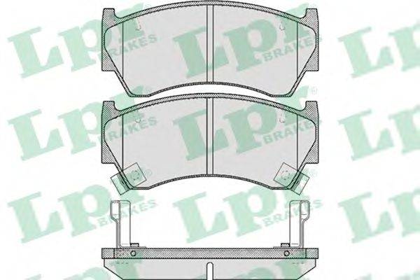 Комплект гальмівних колодок, дискове гальмо