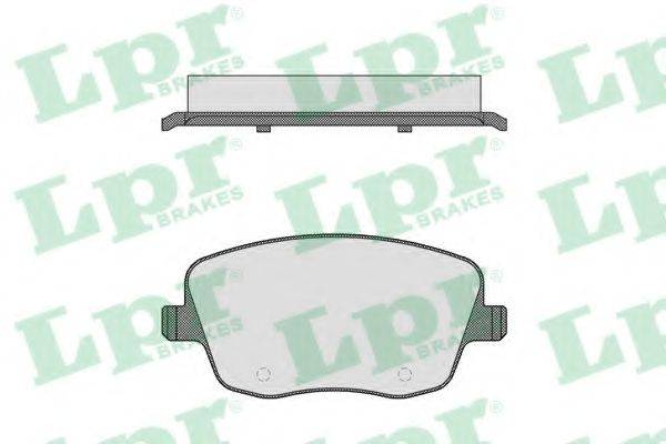 Комплект гальмівних колодок, дискове гальмо