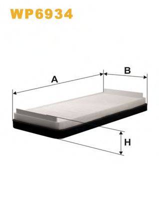 Фільтр, повітря у внутрішньому просторі