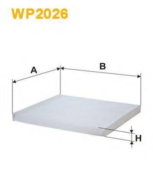 Фільтр, повітря у внутрішньому просторі