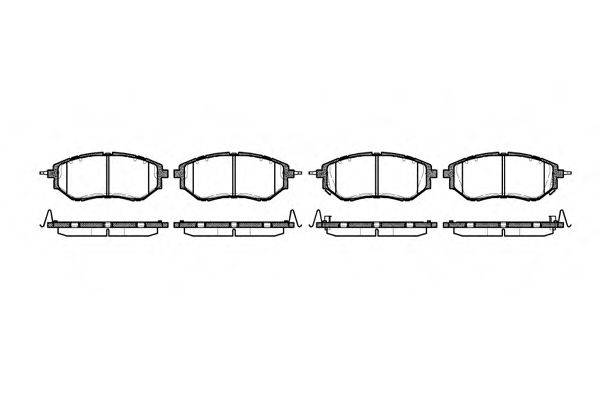 Комплект гальмівних колодок, дискове гальмо