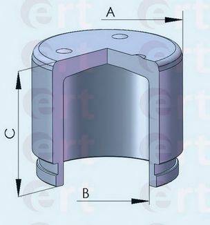 Поршень, корпус скоби гальма
