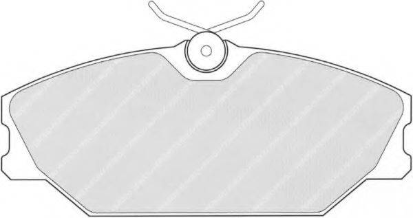 Комплект гальмівних колодок, дискове гальмо