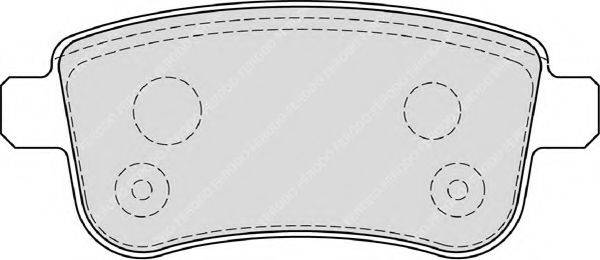 Комплект гальмівних колодок, дискове гальмо