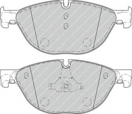 Комплект гальмівних колодок, дискове гальмо