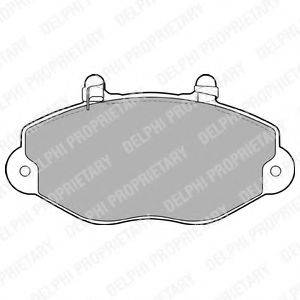 Комплект гальмівних колодок, дискове гальмо