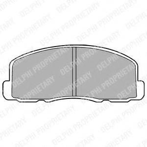 Комплект гальмівних колодок, дискове гальмо