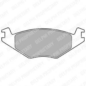 Комплект гальмівних колодок, дискове гальмо