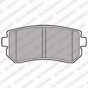 Комплект гальмівних колодок, дискове гальмо